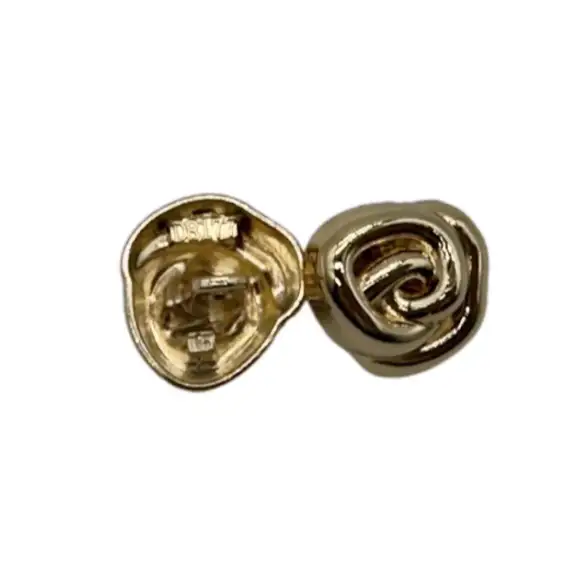 Gold 1 holes Metal Button for Jackets buy garments accessories in bulk from China wholesaler at wholesale price free worldwide shipping Alibaba