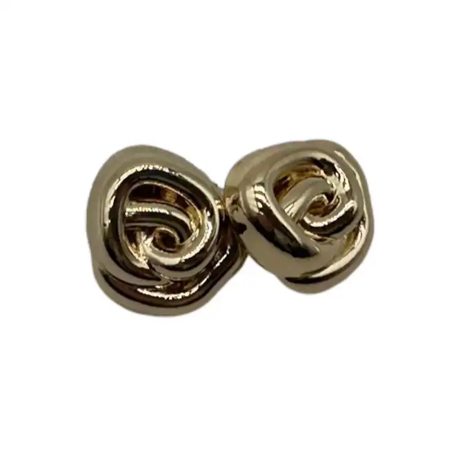Gold 1 holes Metal Button for Jackets buy garments accessories in bulk from China wholesaler at wholesale price free worldwide shipping Alibaba