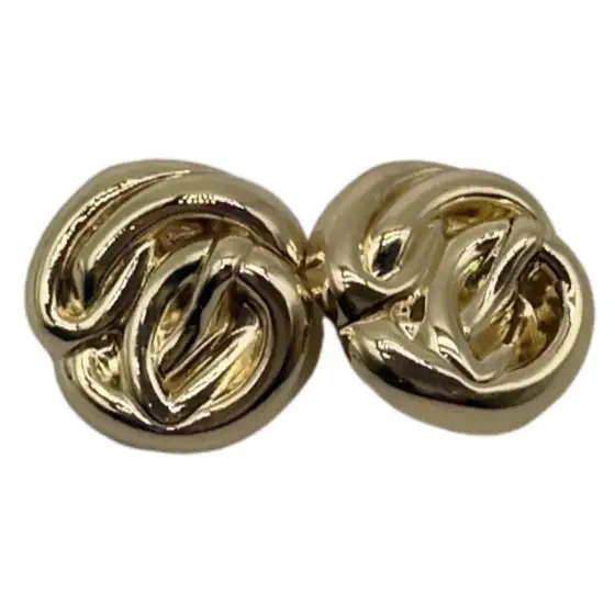 Gold 1 holes Metal Button for Jackets buy garments accessories in bulk from China wholesaler at wholesale price free worldwide shipping Alibaba