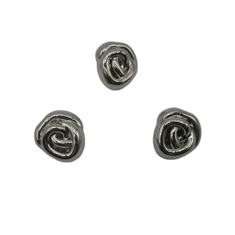 Silver 1 holes Metal Button for Jackets buy garments accessories in bulk from China wholesaler at wholesale price free worldwide shipping Alibaba