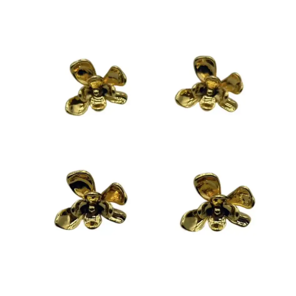 Gold 1 holes Metal Button for Jackets buy garments accessories in bulk from China wholesaler at wholesale price free worldwide shipping Alibaba
