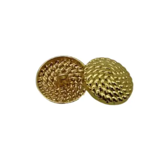 Gold 1 holes Metal Button for Jackets buy garments accessories in bulk from China wholesaler at wholesale price free worldwide shipping Alibaba