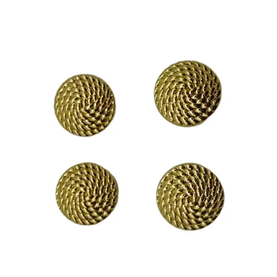 Gold 1 holes Metal Button for Jackets buy garments accessories in bulk from China wholesaler at wholesale price free worldwide shipping Alibaba