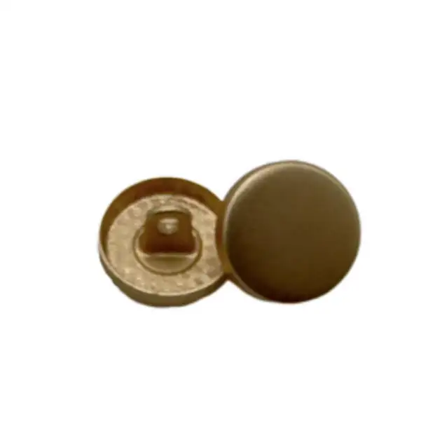 Gold 1 holes Metal Button for Jackets buy garments accessories in bulk from China wholesaler at wholesale price free worldwide shipping Alibaba
