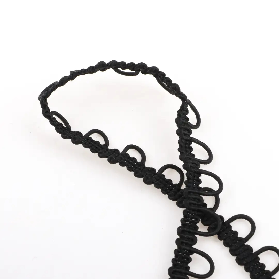 Black  Polyester Elastic / Tape for Skirt,Uniform buy garments accessories in bulk from China wholesaler at wholesale price free worldwide shipping Alibaba