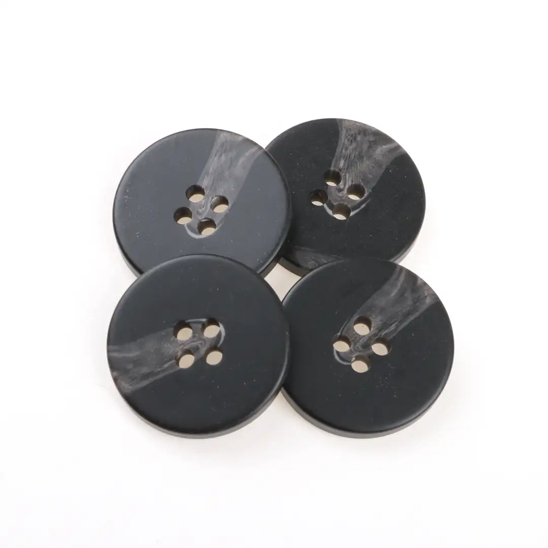 Black 4 holes Resin Button for Shirt,Overcoat buy garments accessories in bulk from China wholesaler at wholesale price free worldwide shipping Alibaba