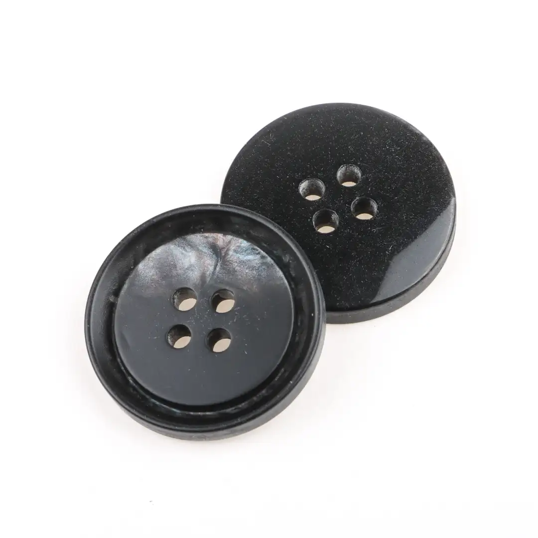 Black 4 holes Resin Button for Shirt,Overcoat buy garments accessories in bulk from China wholesaler at wholesale price free worldwide shipping Alibaba