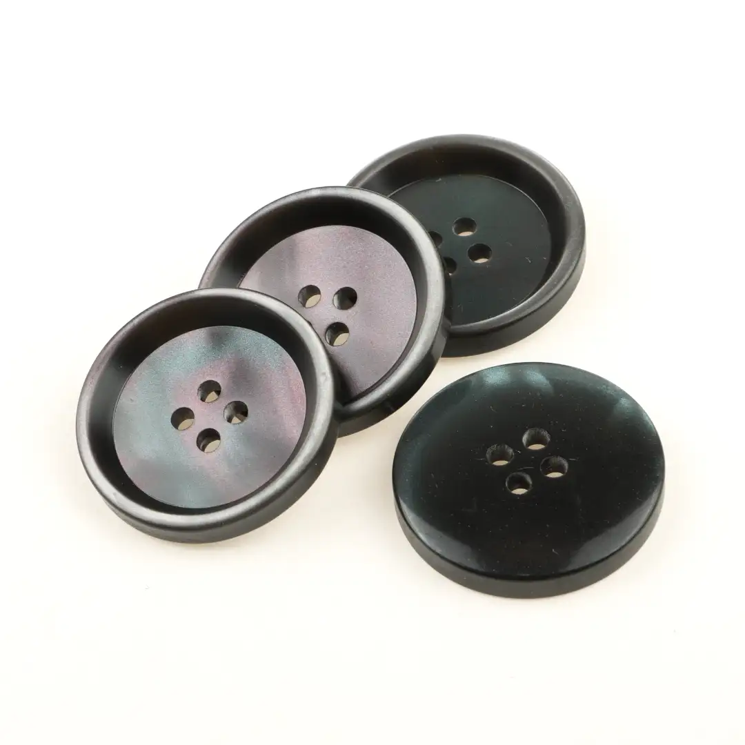 Black 4 holes Resin Button for Shirt,Overcoat buy garments accessories in bulk from China wholesaler at wholesale price free worldwide shipping Alibaba