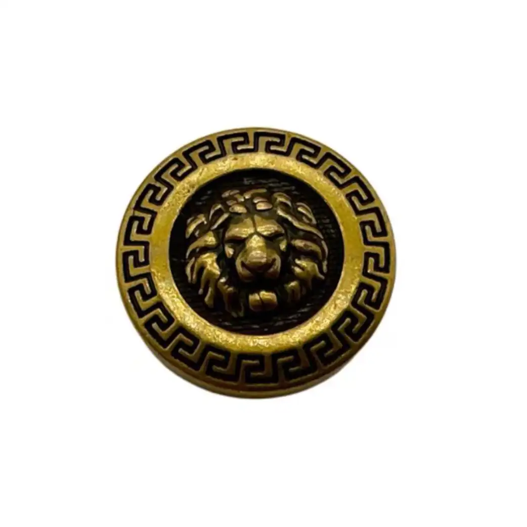 Gold 1 holes Metal Button for Jackets buy garments accessories in bulk from China wholesaler at wholesale price free worldwide shipping Alibaba
