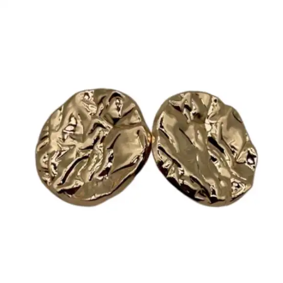 Gold 1 holes Metal Button for Jackets,Blouse buy garments accessories in bulk from China wholesaler at wholesale price free worldwide shipping Alibaba