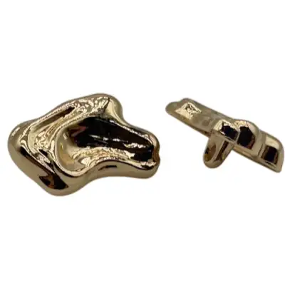Gold 1 holes Metal Button for Jackets,Blouse buy garments accessories in bulk from China wholesaler at wholesale price free worldwide shipping Alibaba