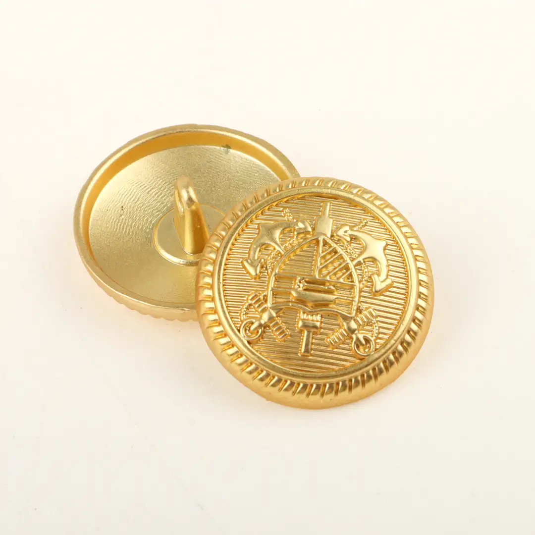 Gold 1 holes Metal Button for Shirt,Overcoat,Suit buy garments accessories in bulk from China wholesaler at wholesale price free worldwide shipping Alibaba