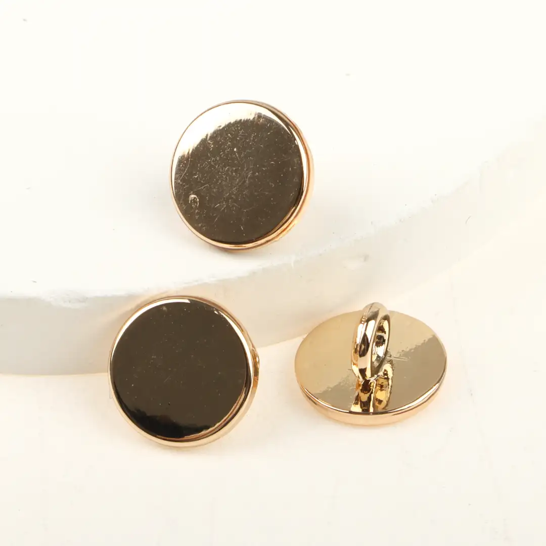 Gold 1 holes Metal Button for Shirt,Overcoat,Suit buy garments accessories in bulk from China wholesaler at wholesale price free worldwide shipping Alibaba