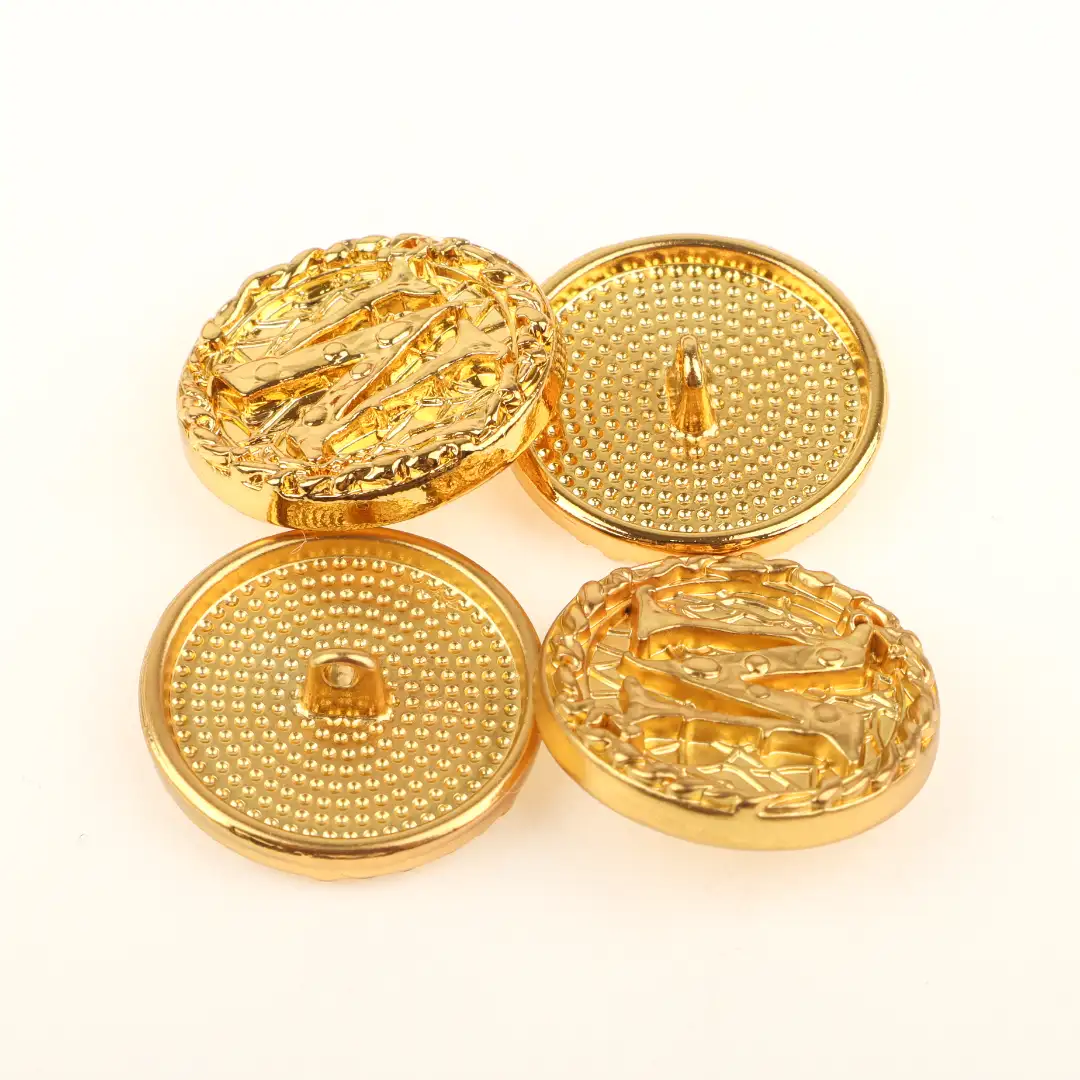 Gold 1 holes Metal Button for Shirt,Overcoat,Suit buy garments accessories in bulk from China wholesaler at wholesale price free worldwide shipping Alibaba