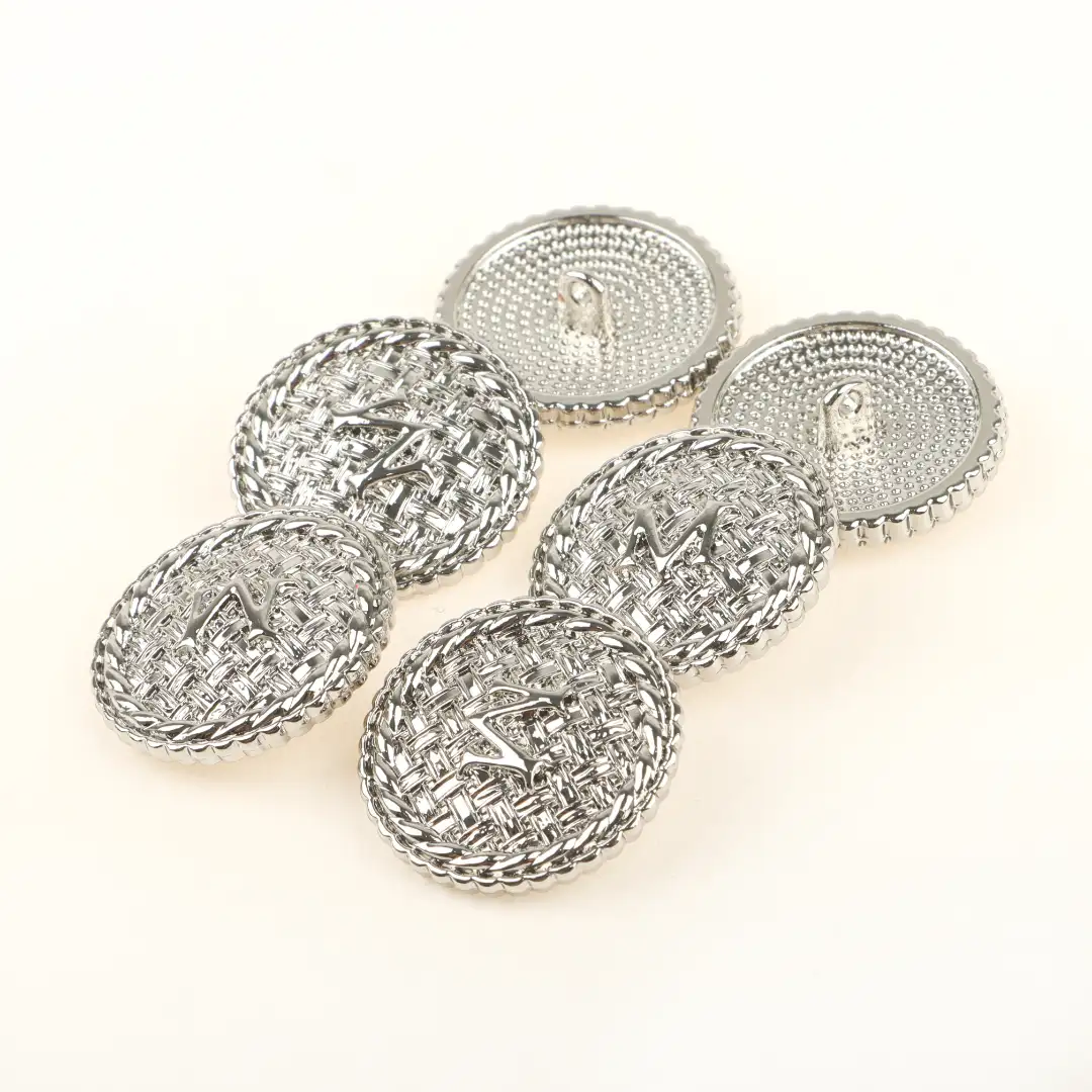 Silver 1 holes Metal Button for Shirt,Overcoat,Suit buy garments accessories in bulk from China wholesaler at wholesale price free worldwide shipping Alibaba