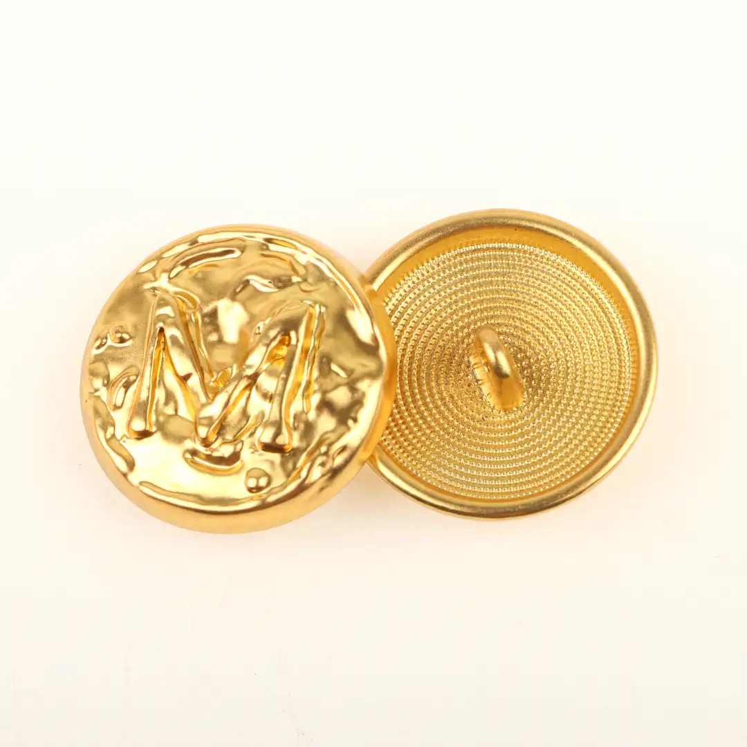 Gold 1 holes Metal Button for Shirt,Overcoat,Suit buy garments accessories in bulk from China wholesaler at wholesale price free worldwide shipping Alibaba