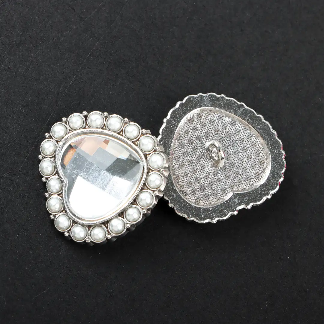 Silver 1 holes Metal Button for Overcoat buy garments accessories in bulk from China wholesaler at wholesale price free worldwide shipping Alibaba