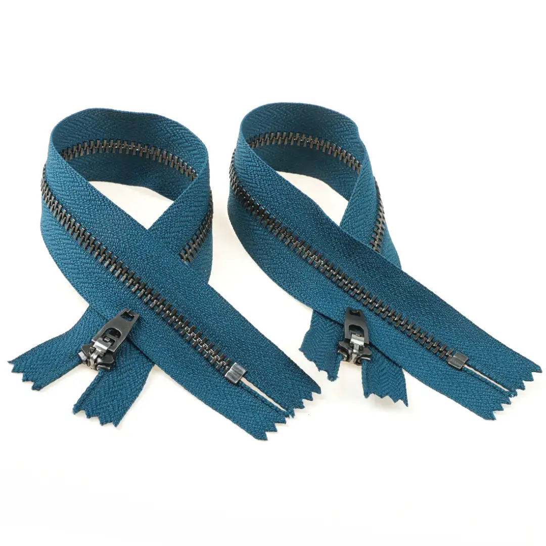Blue Close Metal Zippers Zipper for Overcoat buy garments accessories in bulk from China wholesaler at wholesale price free worldwide shipping Alibaba