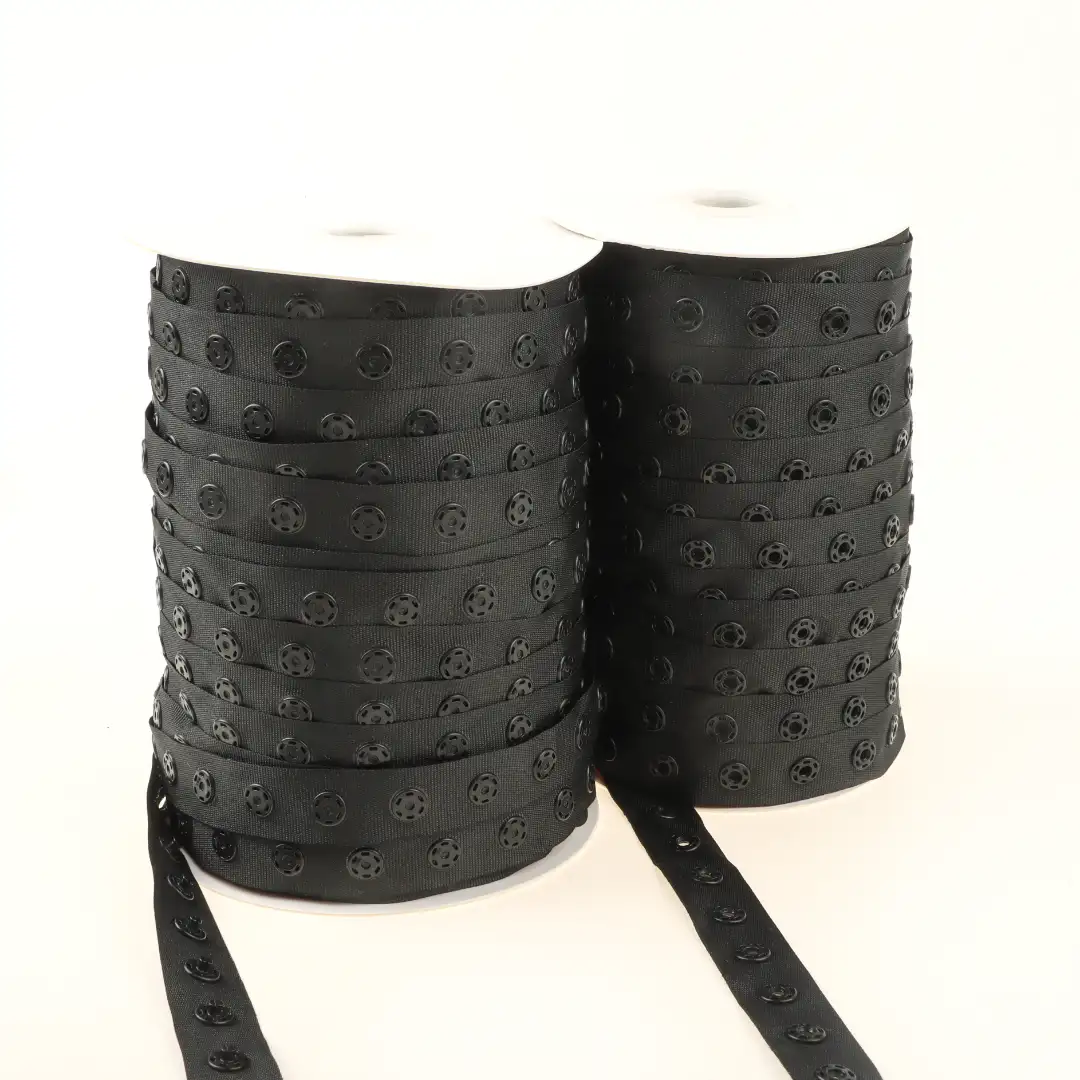 Black  Polyester Elastic / Tape for Jump suit buy garments accessories in bulk from China wholesaler at wholesale price free worldwide shipping Alibaba