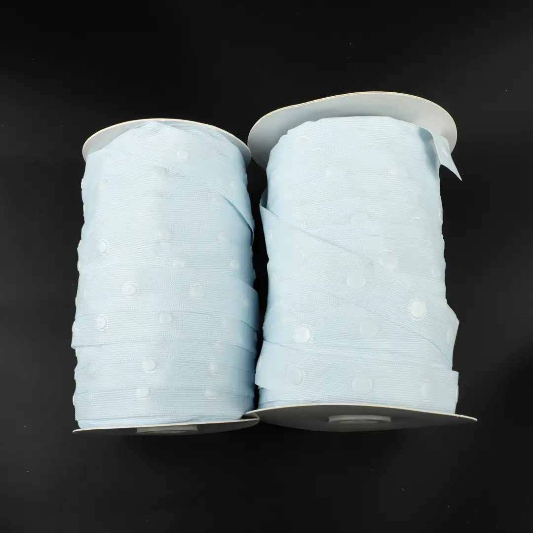 Blue  Polyester Elastic / Tape for Jump suit buy garments accessories in bulk from China wholesaler at wholesale price free worldwide shipping Alibaba