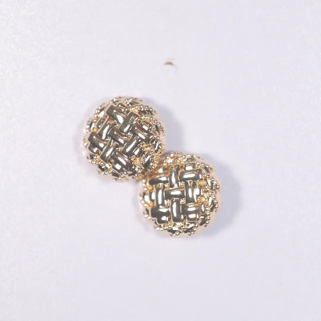 golden 1 holes Metal Button for Blouse buy garments accessories in bulk from China wholesaler at wholesale price free worldwide shipping Alibaba