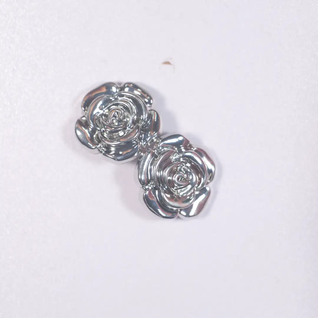 grey 1 holes Metal Button for Blouse buy garments accessories in bulk from China wholesaler at wholesale price free worldwide shipping Alibaba