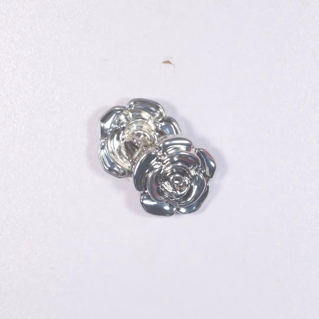 grey 1 holes Metal Button for Blouse buy garments accessories in bulk from China wholesaler at wholesale price free worldwide shipping Alibaba