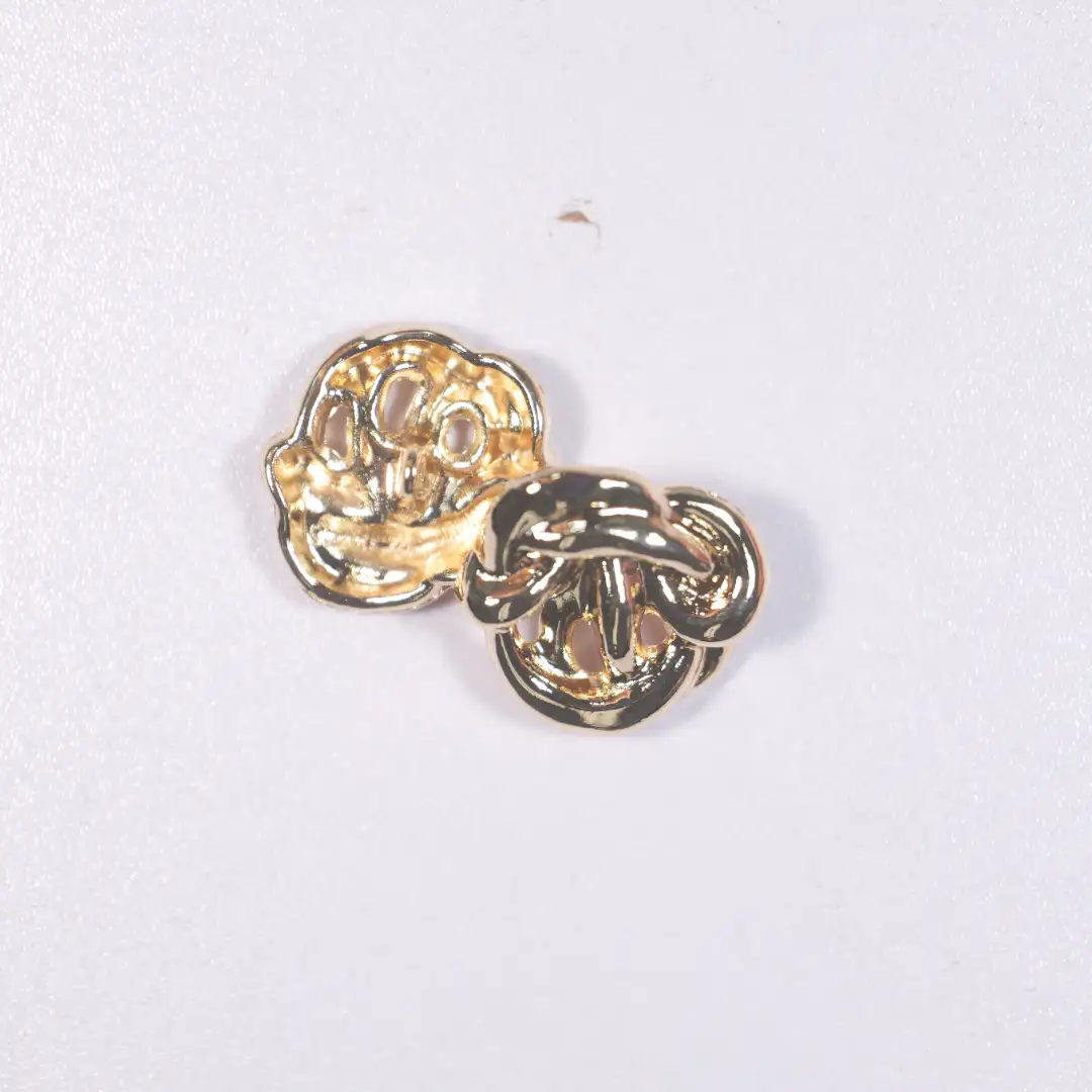 golden 1 holes Metal Button for Blouse buy garments accessories in bulk from China wholesaler at wholesale price free worldwide shipping Alibaba