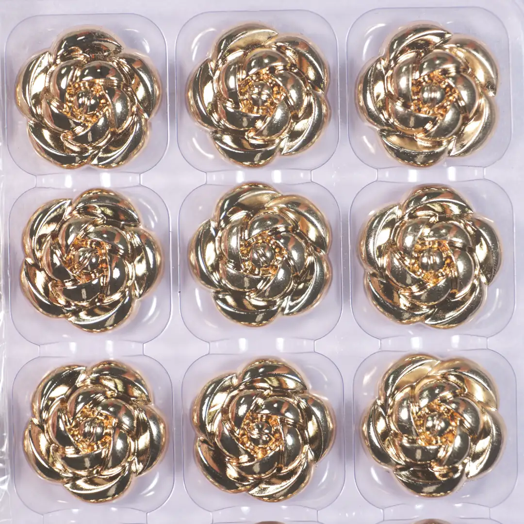 golden 1 holes Metal Button for Blouse buy garments accessories in bulk from China wholesaler at wholesale price free worldwide shipping Alibaba