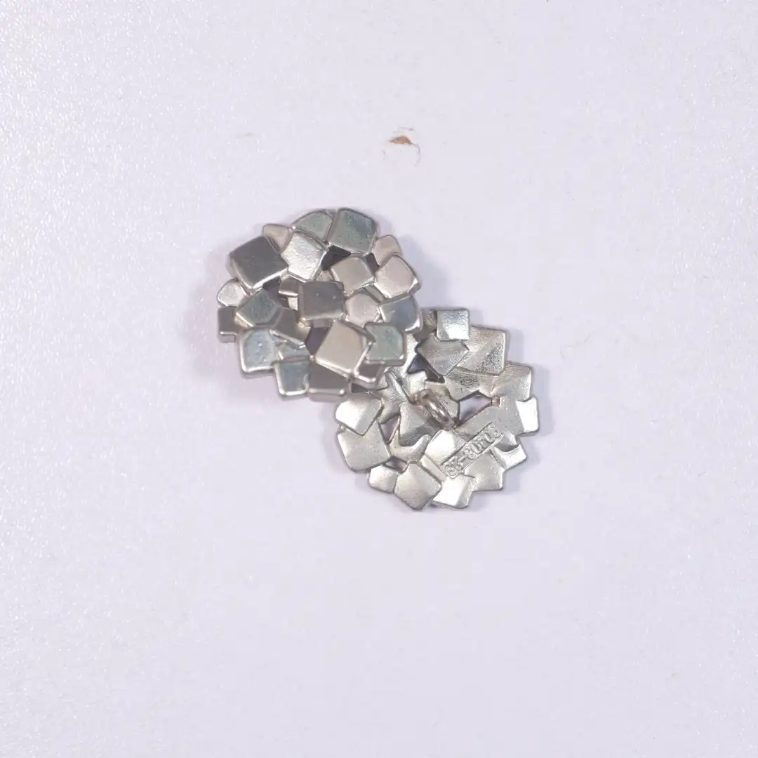 grey 1 holes Metal Button for Blouse buy garments accessories in bulk from China wholesaler at wholesale price free worldwide shipping Alibaba