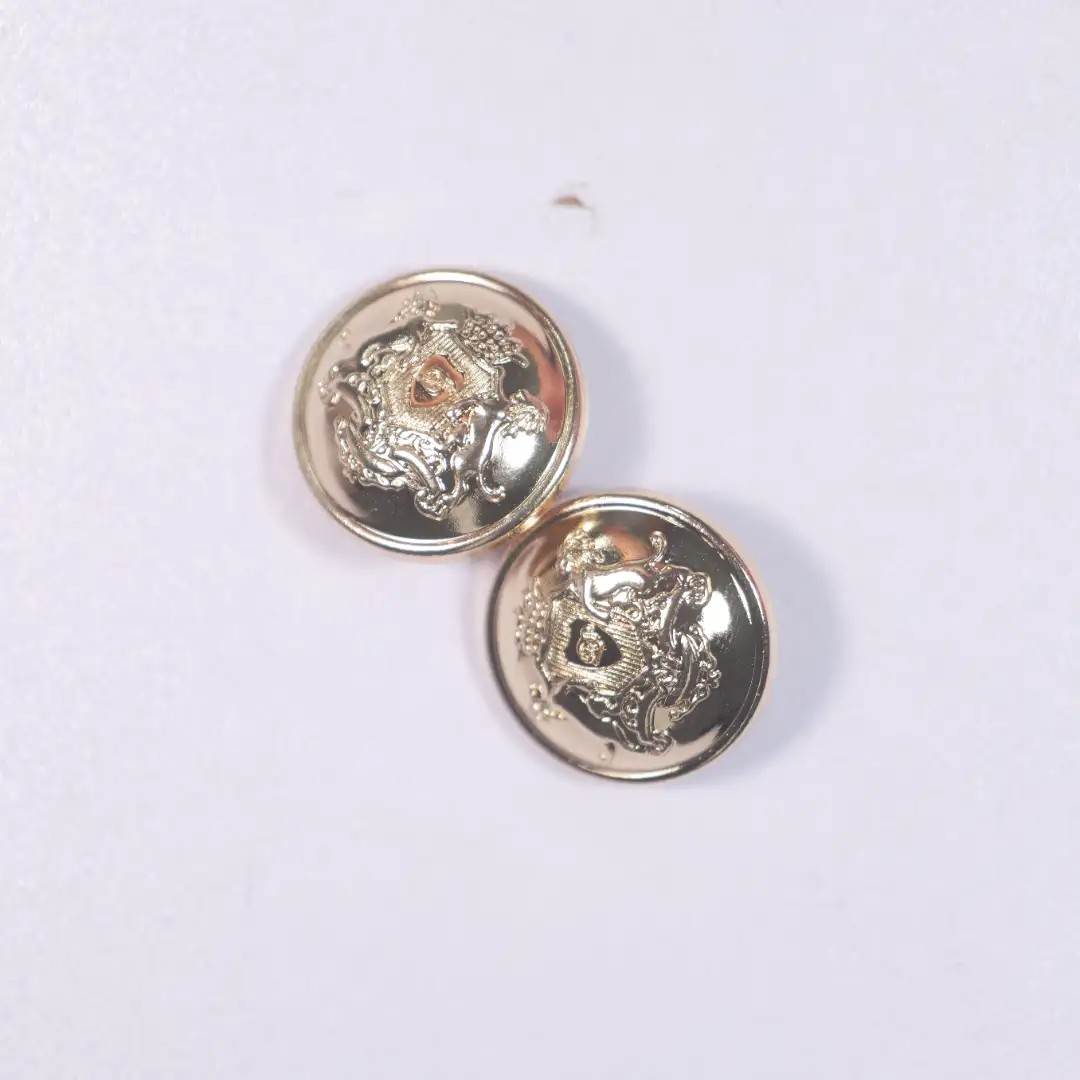 golden 1 holes Metal Button for Blouse buy garments accessories in bulk from China wholesaler at wholesale price free worldwide shipping Alibaba