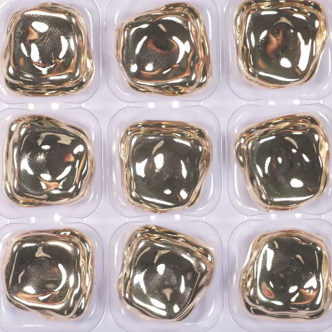 golden 1 holes Metal Button for Blouse buy garments accessories in bulk from China wholesaler at wholesale price free worldwide shipping Alibaba