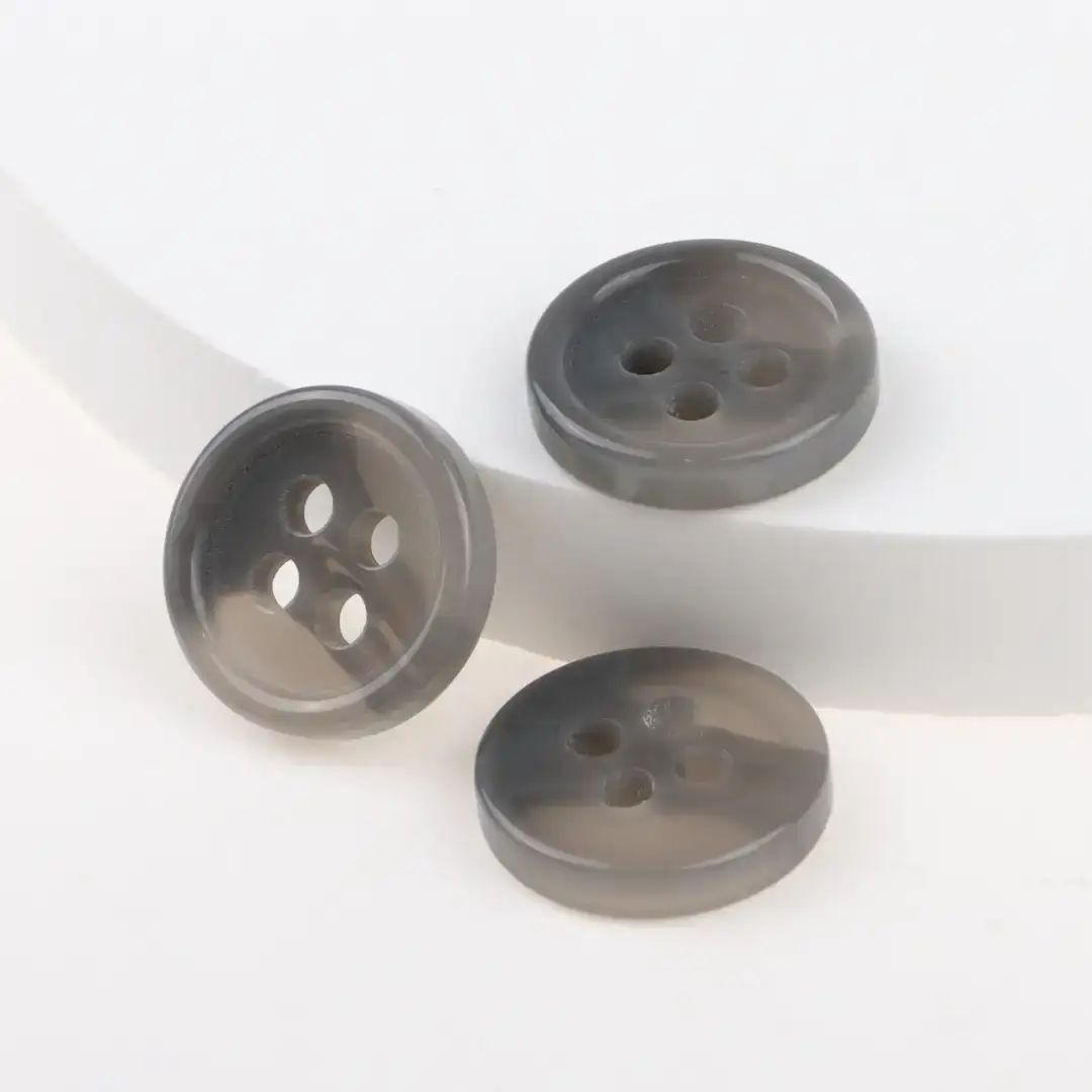 Gray 4 holes Resin Button for Polo Shirt buy garments accessories in bulk from China wholesaler at wholesale price free worldwide shipping Alibaba