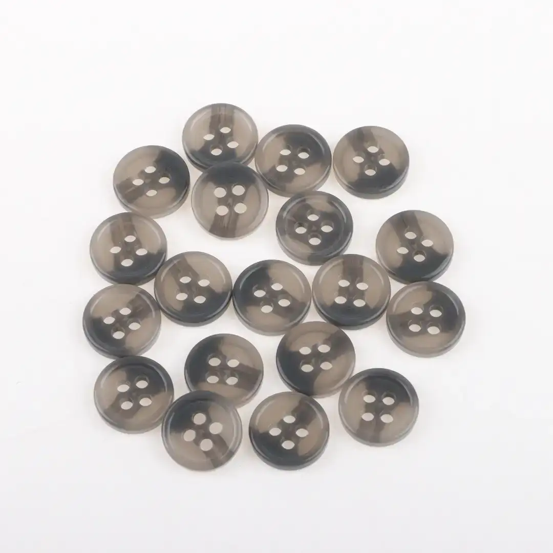 Gray 4 holes Resin Button for Polo Shirt buy garments accessories in bulk from China wholesaler at wholesale price free worldwide shipping Alibaba