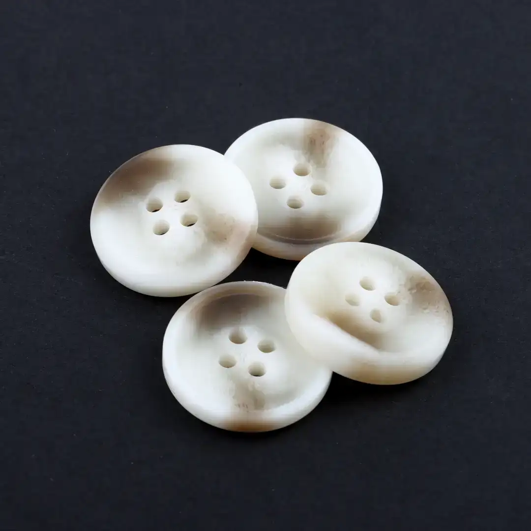 Cream 4 holes Resin Button for Jackets buy garments accessories in bulk from China wholesaler at wholesale price free worldwide shipping Alibaba