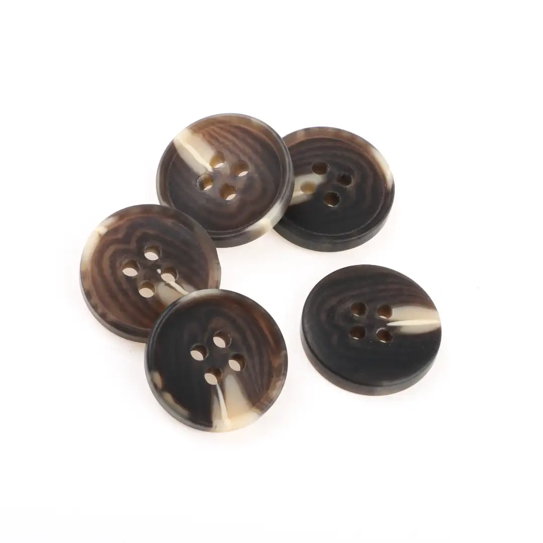 Black 4 holes Resin Button for Jackets buy garments accessories in bulk from China wholesaler at wholesale price free worldwide shipping Alibaba