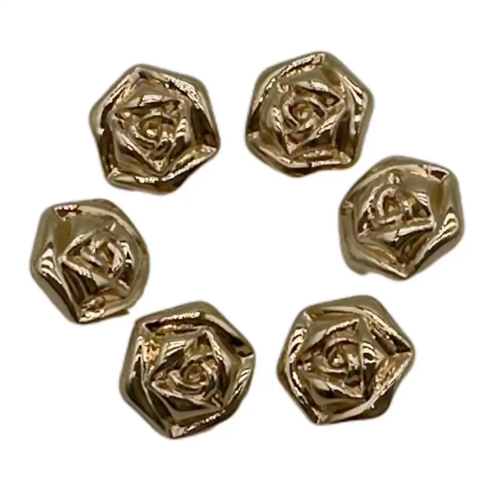 Gold 1 holes Metal Button for Jackets buy garments accessories in bulk from China wholesaler at wholesale price free worldwide shipping Alibaba