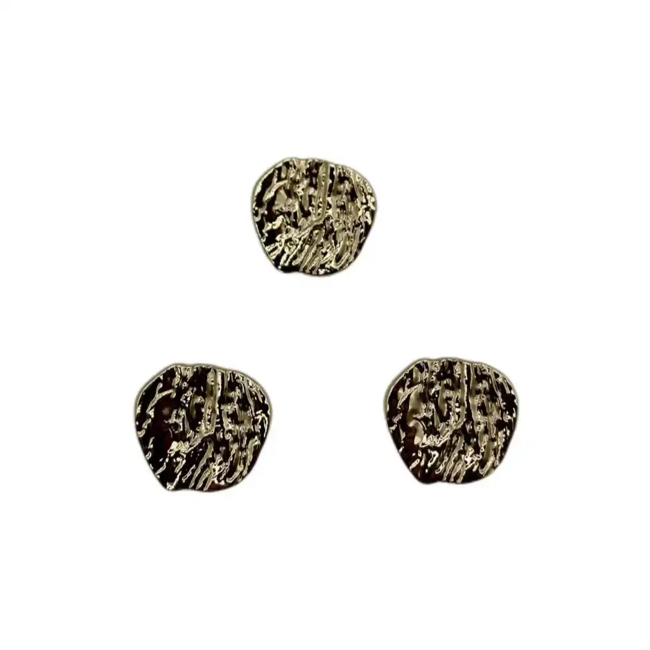 Gold 1 holes Metal Button for Jackets buy garments accessories in bulk from China wholesaler at wholesale price free worldwide shipping Alibaba