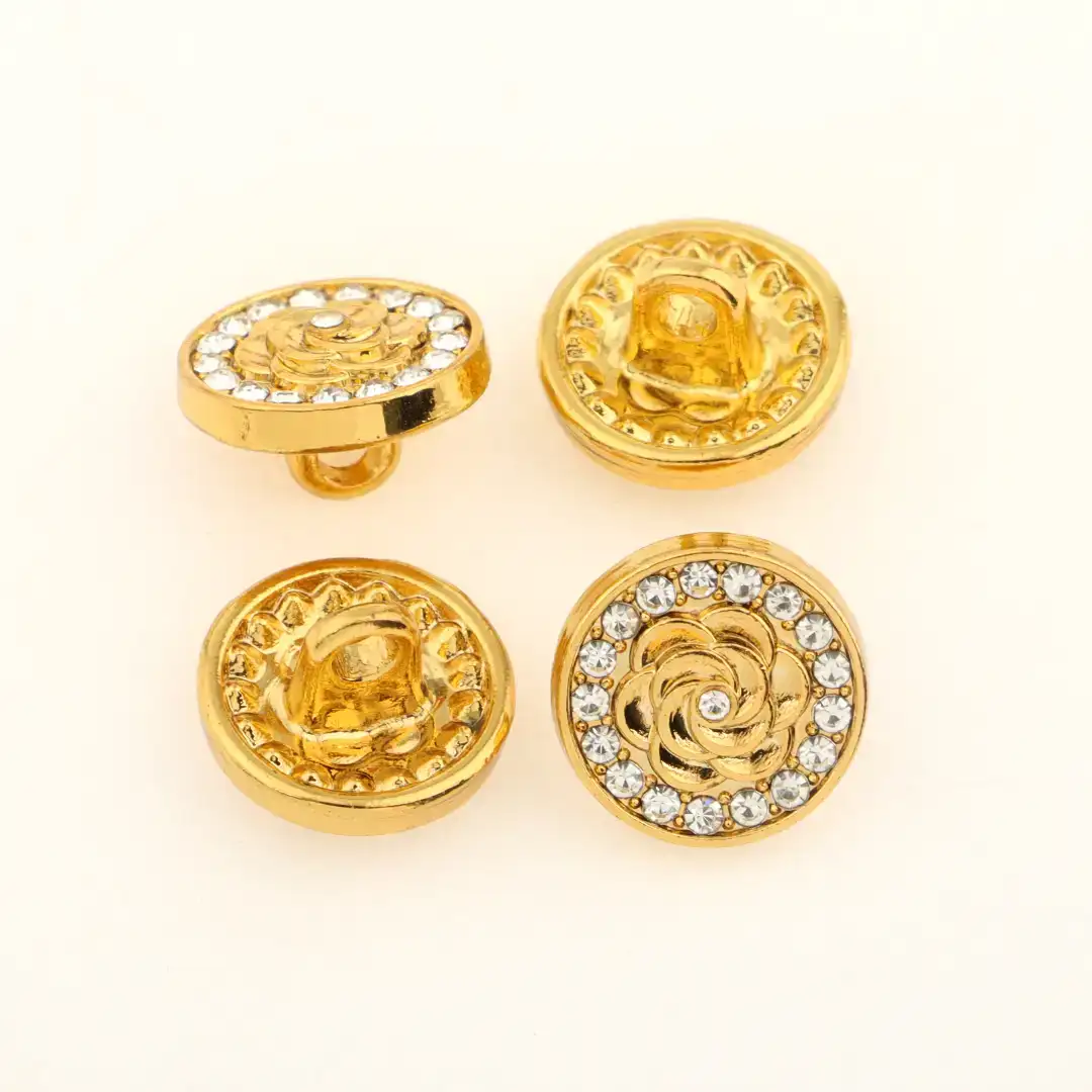 Gold 1 holes Metal Button for Shirt,Overcoat buy garments accessories in bulk from China wholesaler at wholesale price free worldwide shipping Alibaba