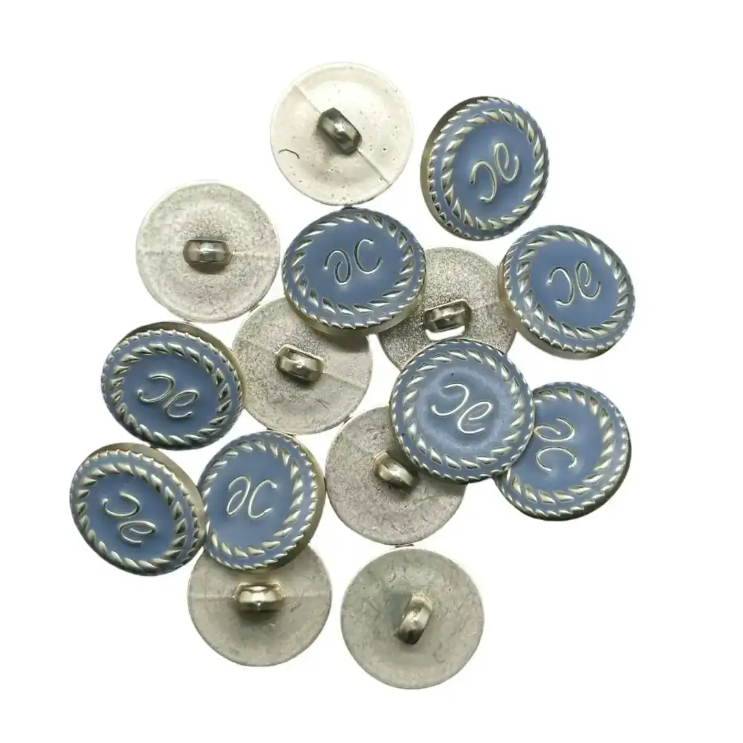 Blue 1 holes Plastic Button for Shirt,Pants,Denim Jacket,Suit Trouser buy garments accessories in bulk from China wholesaler at wholesale price free worldwide shipping Alibaba
