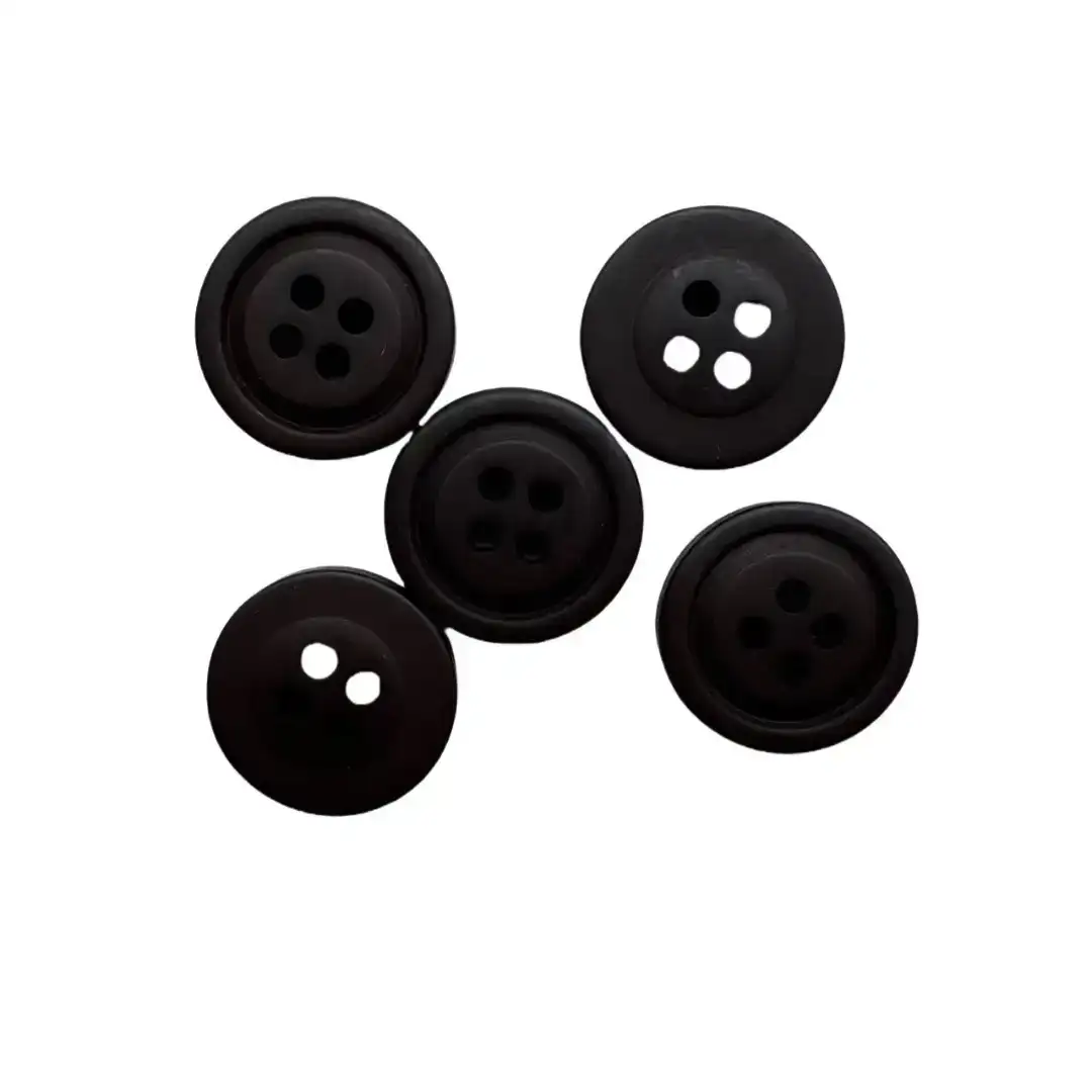 Dark brown 4 holes Resin Button for Shirt,Pants,Denim Jacket,Suit Trouser,Jackets buy garments accessories in bulk from China wholesaler at wholesale price free worldwide shipping Alibaba