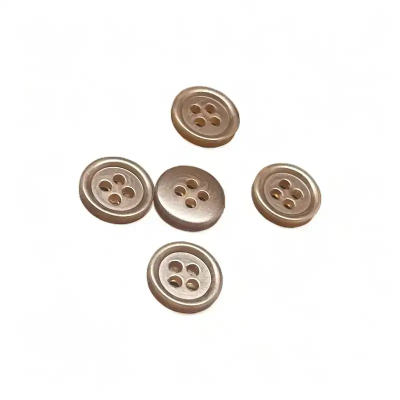 Brown 4 holes Resin Button for Shirt,Pants,Denim Jacket,Suit Trouser,Jackets,Blazer,T-Shirt,Polo Shirt,Tank Top buy garments accessories in bulk from China wholesaler at wholesale price free worldwide shipping Alibaba