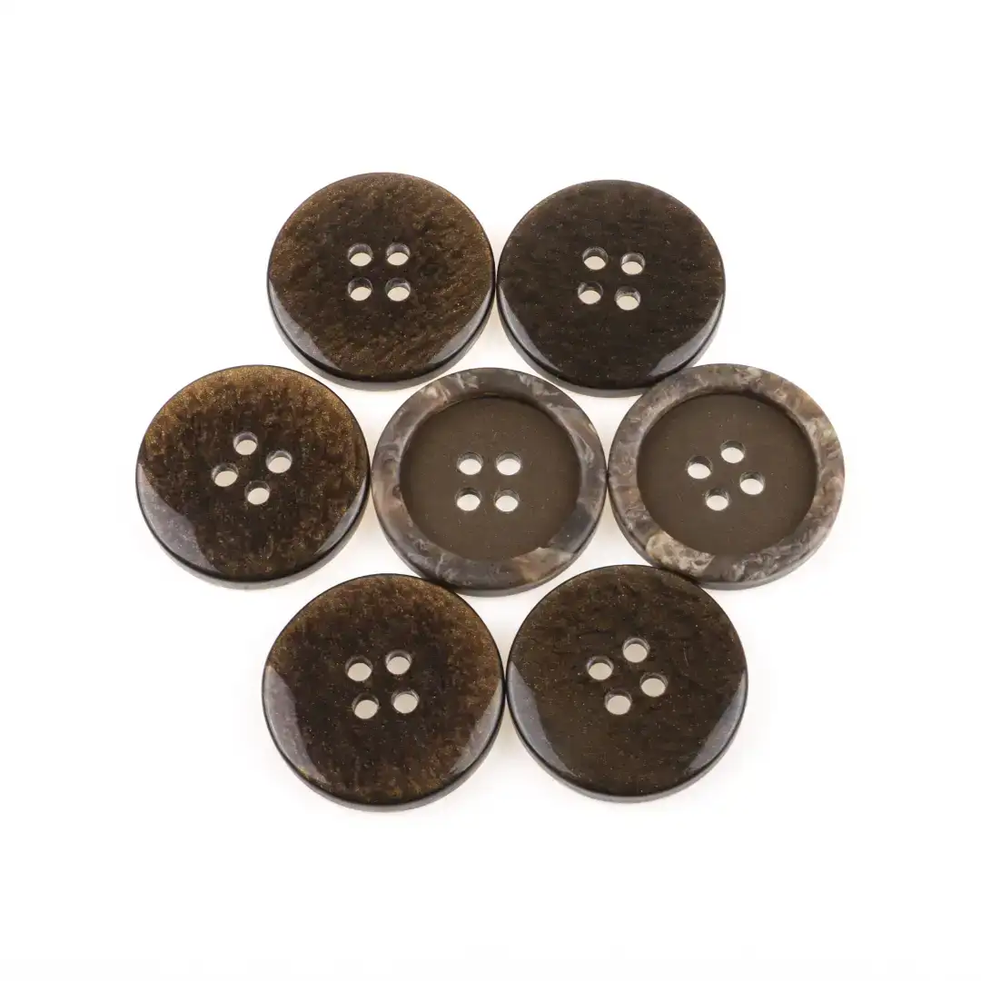 Brown 4 holes Resin Button for Jackets,Overcoat buy garments accessories in bulk from China wholesaler at wholesale price free worldwide shipping Alibaba