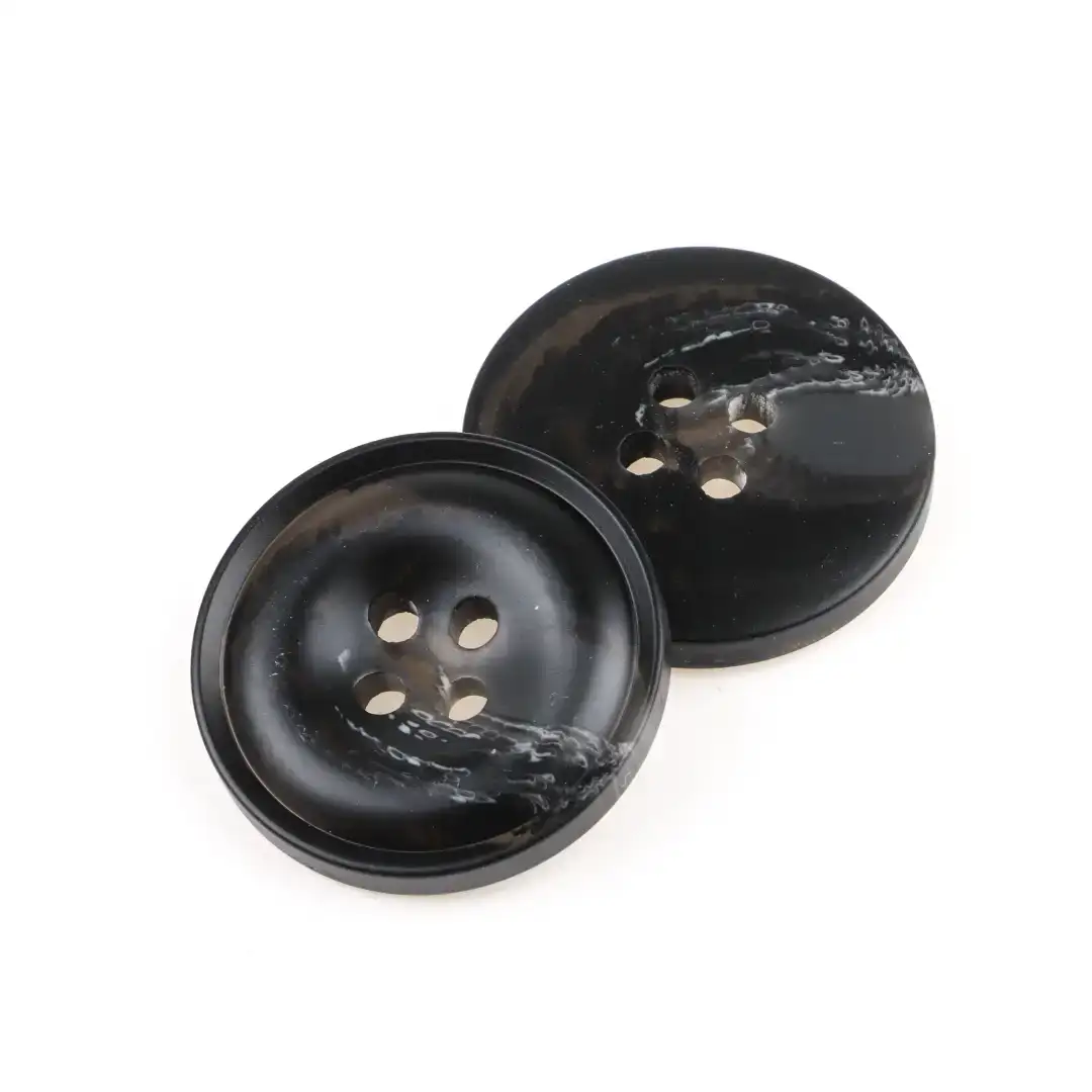 Black 4 holes Resin Button for Shirt,Overcoat buy garments accessories in bulk from China wholesaler at wholesale price free worldwide shipping Alibaba