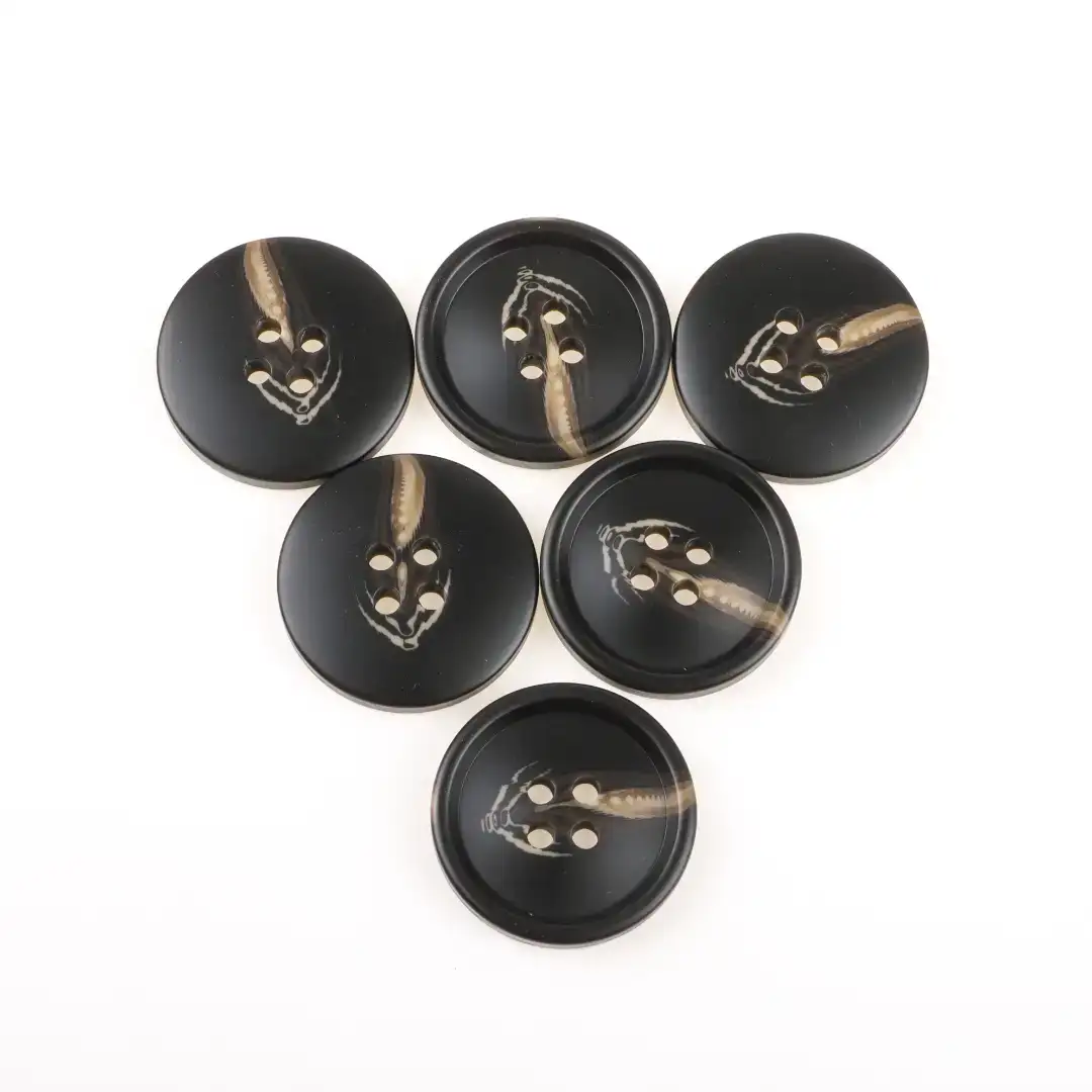 Black 4 holes Resin Button for Shirt,Overcoat buy garments accessories in bulk from China wholesaler at wholesale price free worldwide shipping Alibaba