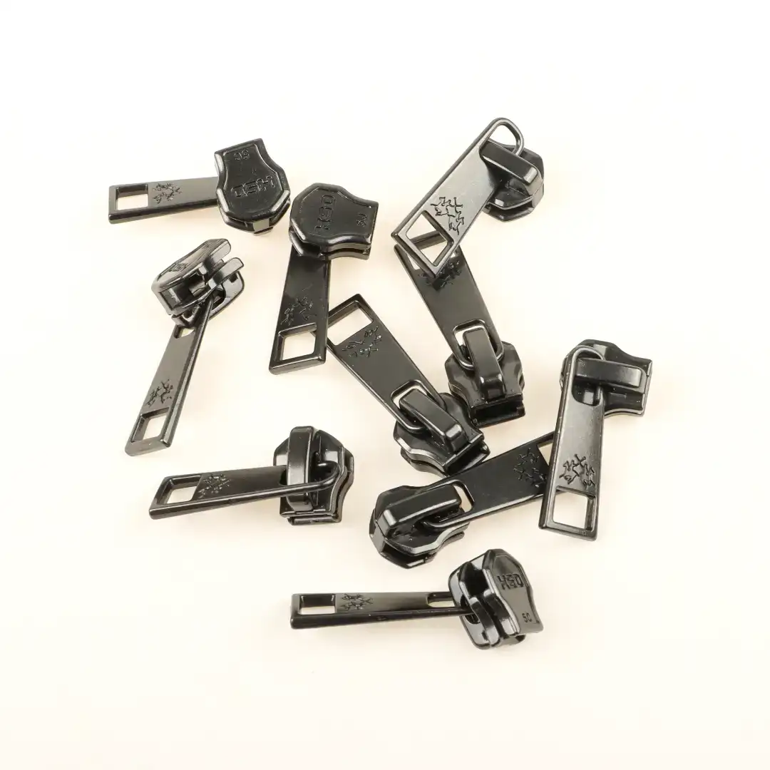 Black nickel  Metal Zipper Puller for Overcoat buy garments accessories in bulk from China wholesaler at wholesale price free worldwide shipping Alibaba