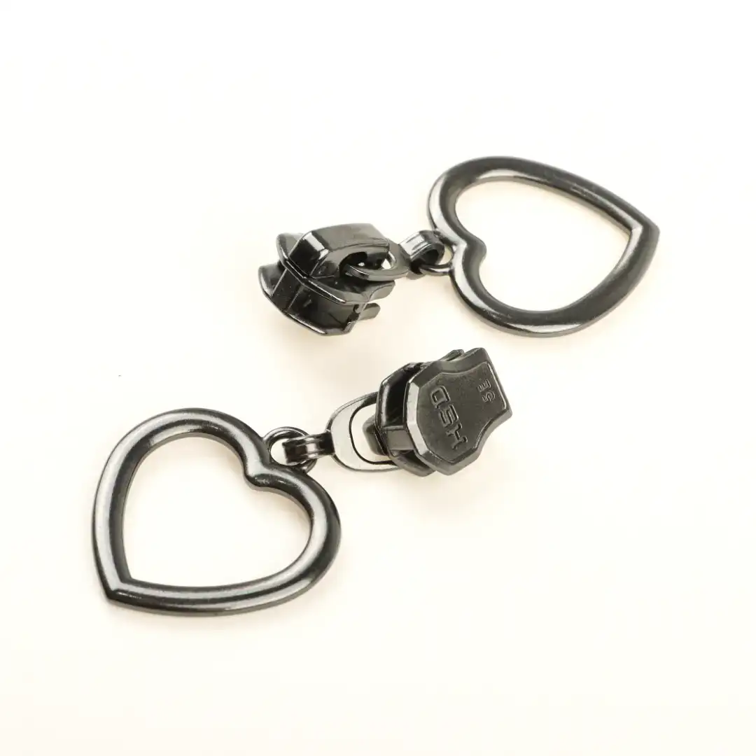 Black nickel  Metal Zipper Puller for Overcoat buy garments accessories in bulk from China wholesaler at wholesale price free worldwide shipping Alibaba