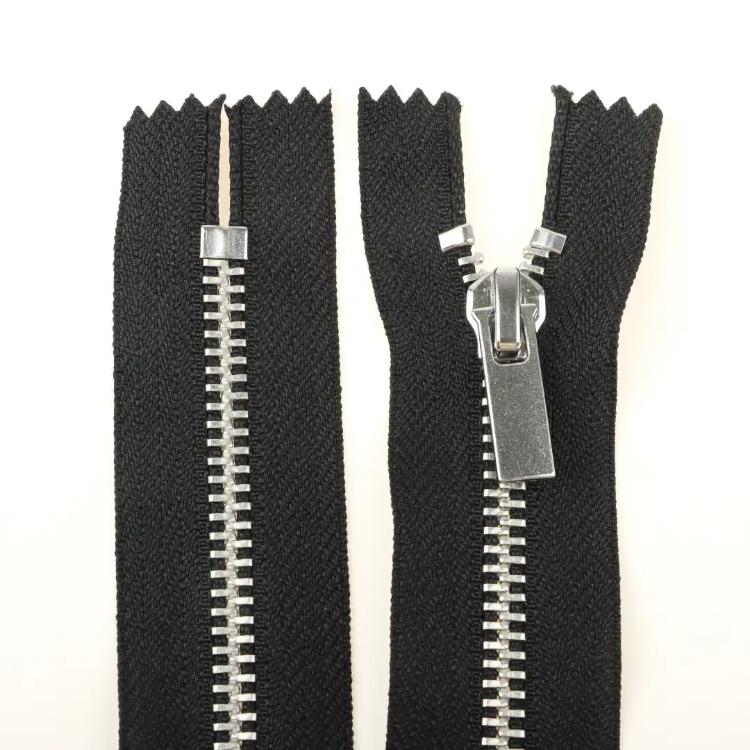 White Close Metal Zippers Zipper for Overcoat buy garments accessories in bulk from China wholesaler at wholesale price free worldwide shipping Alibaba