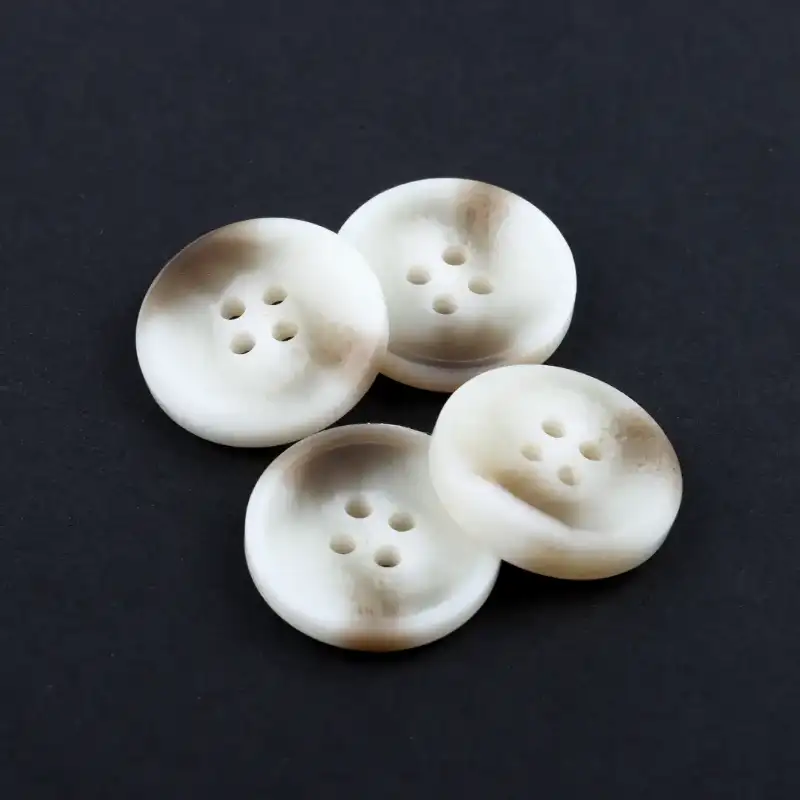 Cream 4 holes Resin Button for Jackets buy garments accessories in bulk from China wholesaler at wholesale price free worldwide shipping Alibaba