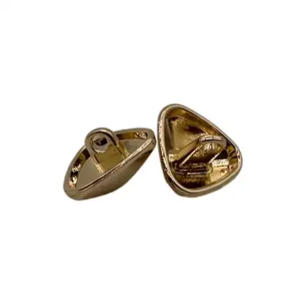 Gold 1 holes Metal Button for Jackets buy garments accessories in bulk from China wholesaler at wholesale price free worldwide shipping Alibaba
